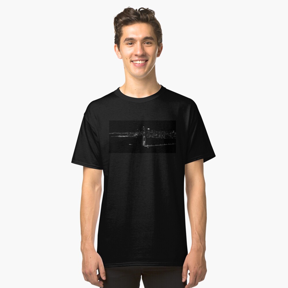 The rise of the supermoon over San Francisco Classic T-Shirt