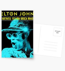 LIMOLIKOR CLASSIC MUSIC FAREWELL YELLOW BRICK ROAD TOUR LEGEND ELTON PIANO JOHN PERFOME #05 Postcards