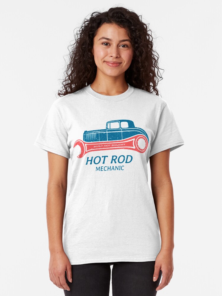 Alternative Ansicht von Hot Rod Mechanic Classic T-Shirt