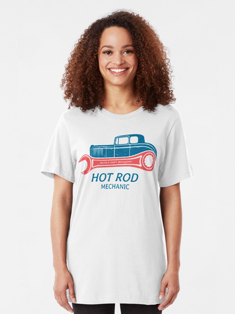 Alternative Ansicht von Hot Rod Mechanic Slim Fit T-Shirt