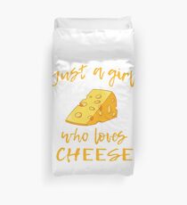 Funny Cheese T-Shirt for people who are addicted to cheese Gouda Buttercheese yellow Bettbezug