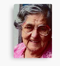 Wise older woman Canvas Print