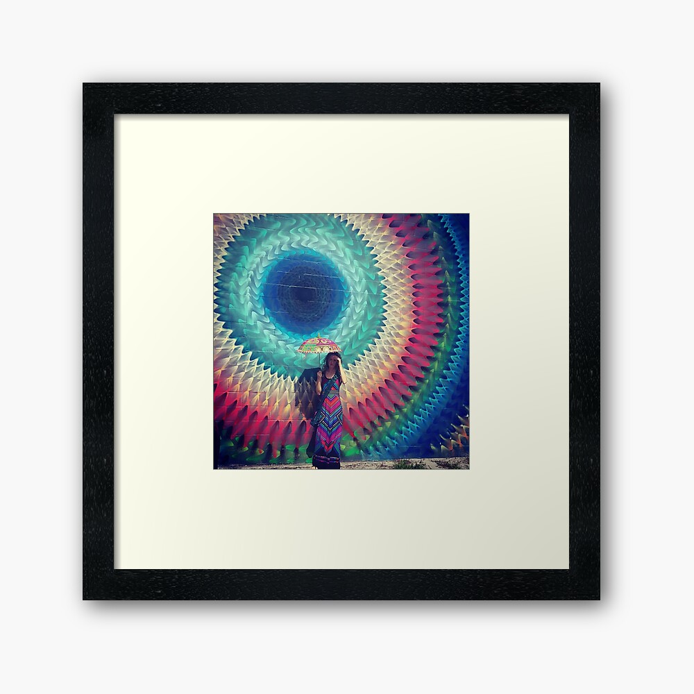Charka Umbrella Framed Art Print