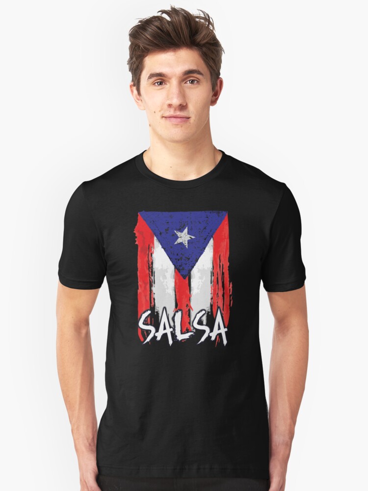 Salsa Puerto Rico Apparel Puerto Rico Flag Gift T Shirt By