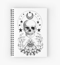 Power Skull Mandala Spiral Notebook