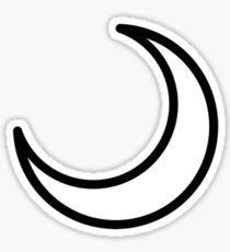 Crescent Moon Sticker