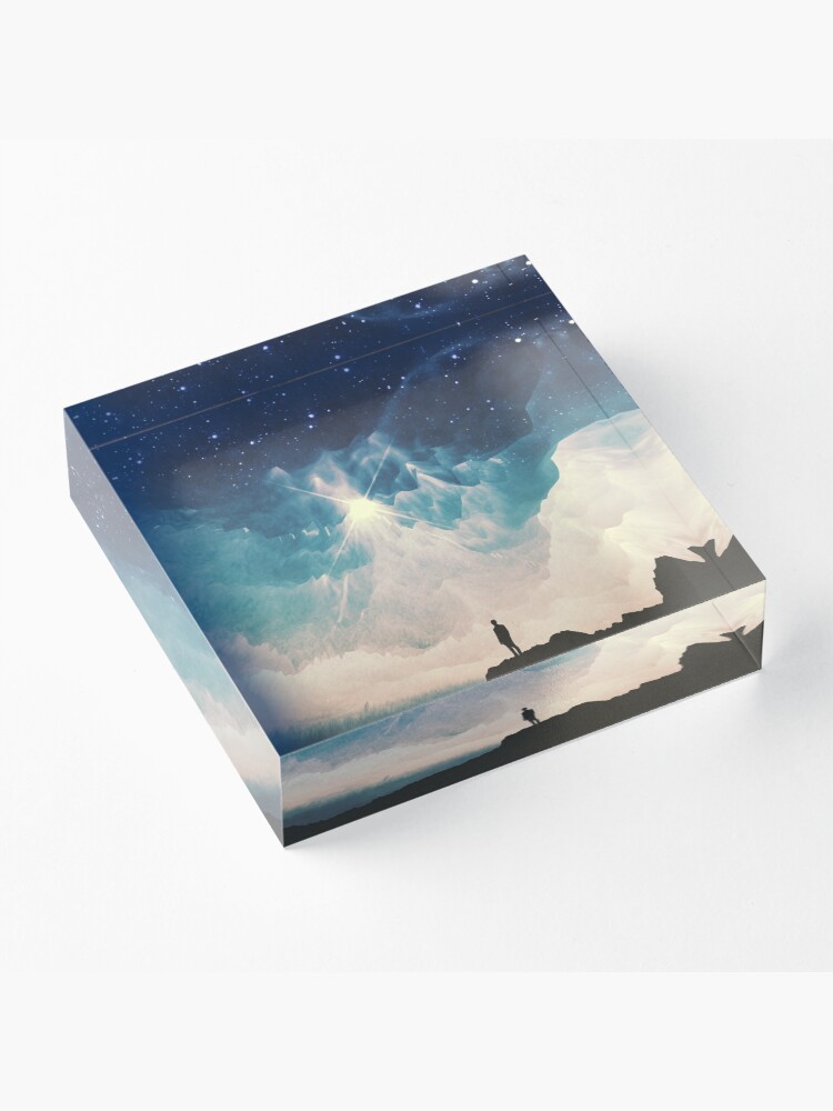 Alternate view of Stars Acrylic Block