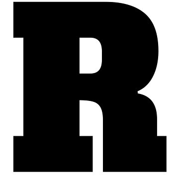 Alphabet R (Uppercase letter r), Letter R