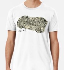1960s Automotive Perfection. The GT40 Premium T-Shirt