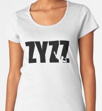 Zyzz Text Black Women's Premium T-Shirt