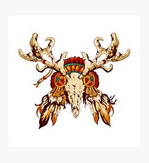 Vector tribal decorative totem Photographic Print
