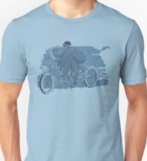 Radfahren Oktopus Slim Fit T-Shirt