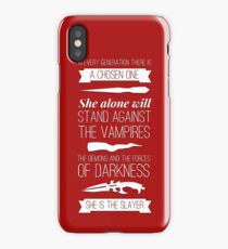 Buffy the Vampire Slayer - Chosen One iPhone Case/Skin