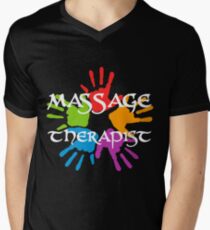 Massage Therapist Men's V-Neck T-Shirt