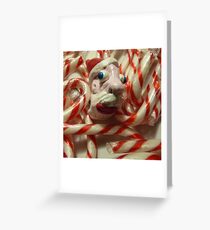 Père Noël de Fimo Carte de vœux