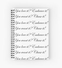 Life Quote Spiral Notebook