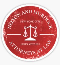 Nelson and Murdock Sticker