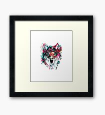 Wolfskunst Gerahmtes Wandbild