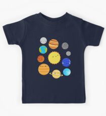 Camiseta para niños El sistema solar