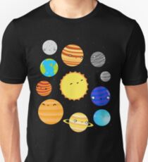 Camiseta ajustada El sistema solar
