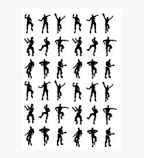 Dancing Emotes Photographic Print