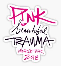 yikes pink new pattern tremma hipsher music modern Sticker