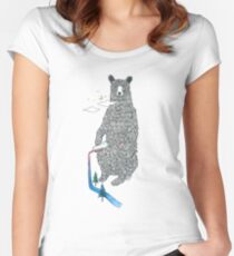 Bear Sesh Women's Fitted Scoop T-Shirt