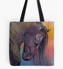 Friesian Horse Tote Bag