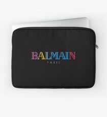 Rainbow design of Balmain Paris Laptop Sleeve