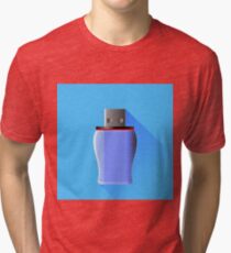 Memory Stick Isolated Tri-blend T-Shirt