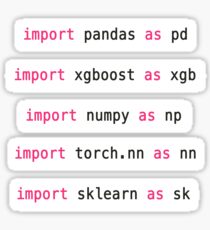 machine learning starter kit Sticker