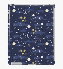 Vinilo o funda para iPad Cosmos, luna y estrellas. Patrón astronomico