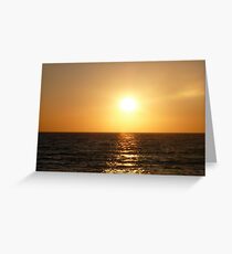 Santorini Sunset #2 Greeting Card