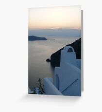 Santorini Sunset #5 Greeting Card