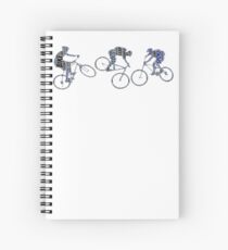Mountian Biker Trio - Word-Art-Design-Druck Spiralblock