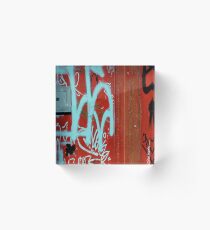 Red Vix Cover Acrylic Block