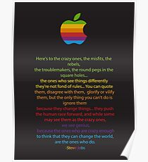 Apple/ Steve Jobs The Crazy Ones Poster