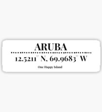 Pegatina Aruba