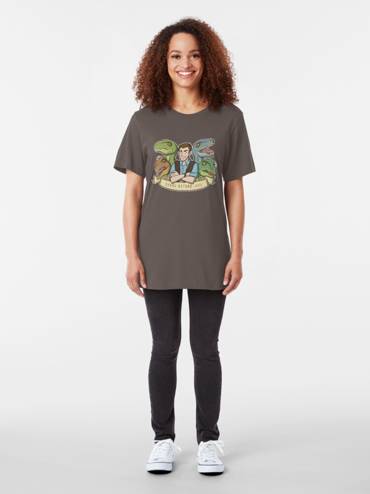 Alternate view of Dinos Before Hos Slim Fit T-Shirt