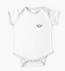 Marineblaues Tennis Baby Body Kurzarm