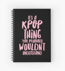 Es ist eine KPOP-Sache Spiralblock
