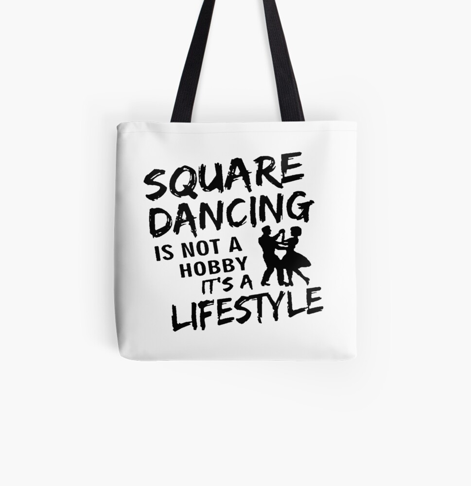 Lifestyle BLK All Over Print Tote Bag