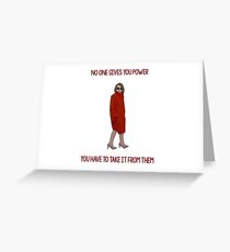 Nancy Pelosi Power Greeting Card