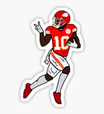 Tyreek Hill Funny Look Back Touchdown Celebration - Kansas City Chiefs Sticker