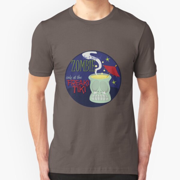 Zombie Mug Slim Fit T-Shirt