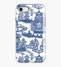 Ming China - Blaue und weiße Chinoiserie iPhone-Hülle & Cover
