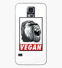 Vegan fitness : the power of Gorilla ! Case/Skin for Samsung Galaxy