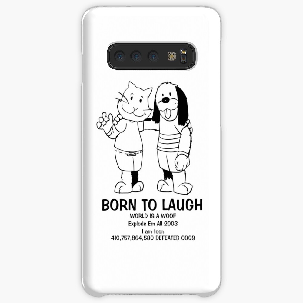 BORN TO LAUGH Case & Skin for Samsung Galaxy