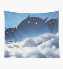 Jenseits der Wolken Wandbehang