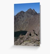 Sgurr Alasdair from the South Cuillin Ridge - Isle of Skye Greeting Card